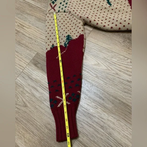 90s Vintage Polo Ralph Lauren Nordic Preppy Wool Ski Sweater MENS XL - Picture 7 of 7